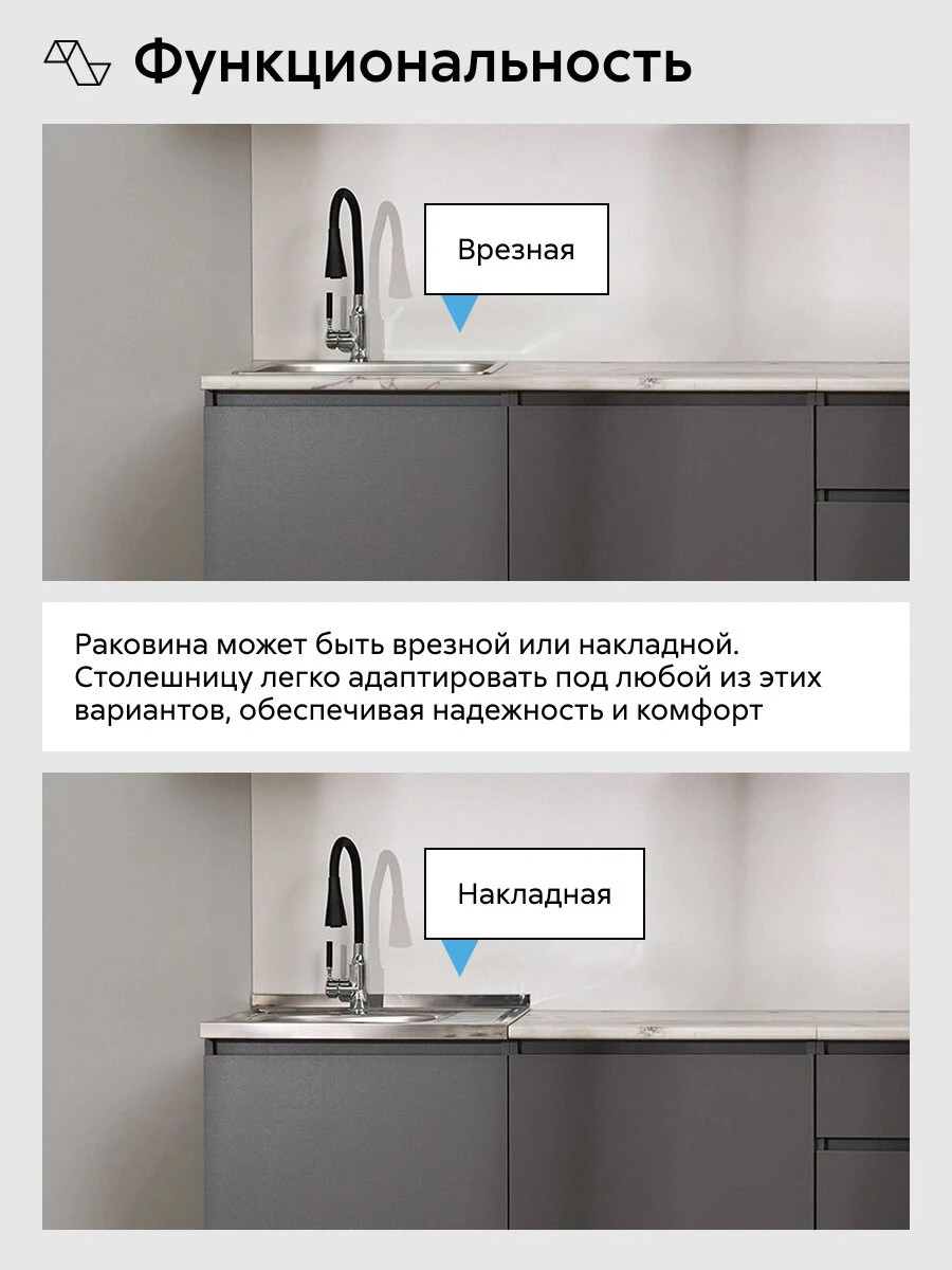 Кухонный гарнитур прямой Нонтон Айден, 180 см, серый графит / сосна бискайская